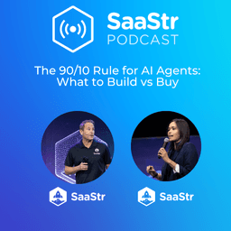Cover art for The Official SaaStr Podcast: SaaS | Founders | Investors: SaaStr 842: The 90/10 Rule for AI Agents: What to Build vs Buy with SaaStr's CEO and CAIO